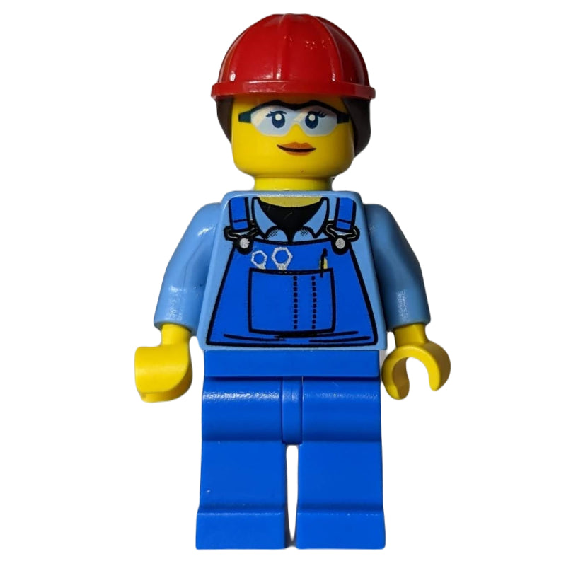 fig-012608 – Medium Blue Torso, Blue Overall, Red Hat