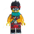 fig-012669 – Monkie Kid, Bright Light Orange Jacket, Breathing Apparatus, Goggles