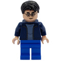 fig-012676 – Harry Potter, Open Dark Blue Jacket over White Shirt, Blue Legs