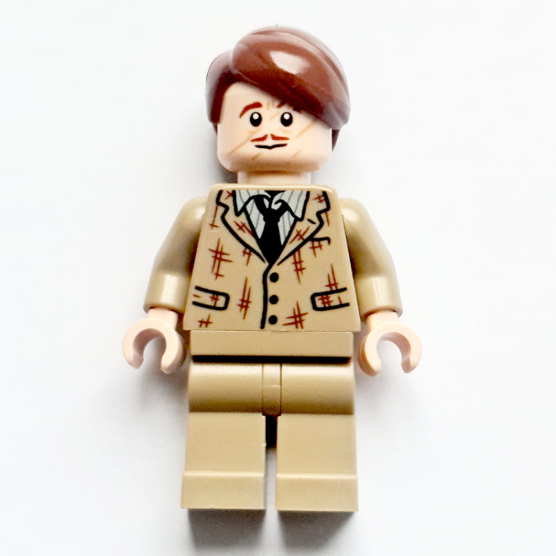 fig-012686 – Remus Lupin, Dark Tan Suit, Reddish Brown Hair