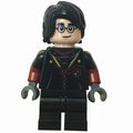 fig-012690 – Harry Potter, Tournament Uniform Black and Dark Red with Printed Arms, Medium Legs