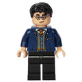 fig-012702 – Harry Potter, Open Dark Blue Jacket over Gryffindor Sweater