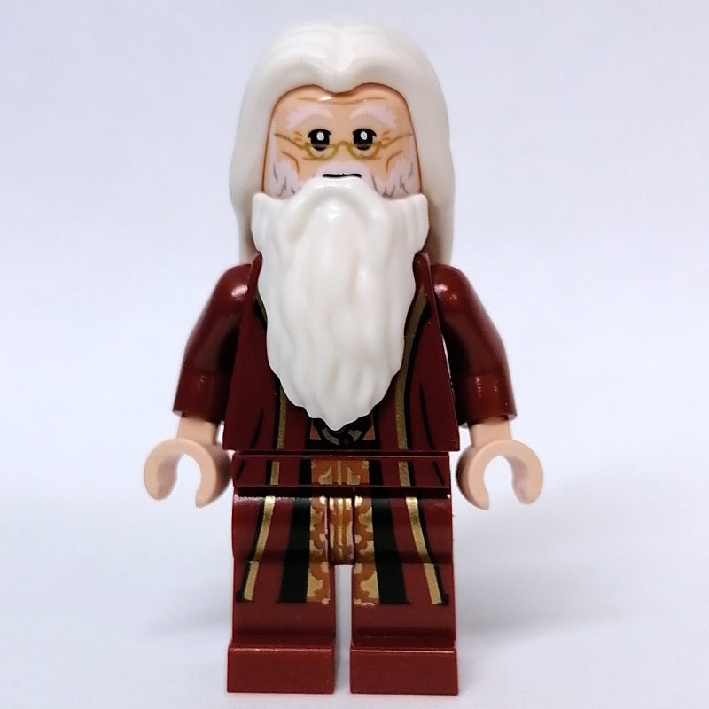 fig-012704 – Albus Dumbledore, Dark Red Robes, White Hair and Beard