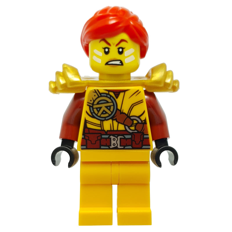 fig-012713 – Skylor, Pearl Gold Shoulder Armor