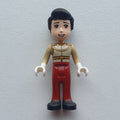fig-012751 – Prince Charming - Tan Shirt, Dark Red Trousers, Smooth Hair