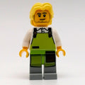 fig-012773 – Man, Lime Apron, Bright Light Yellow Hair