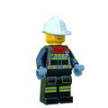 fig-012784 – Firefighter - Black Suit, White Helmet (Freddy Fresh)
