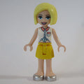 fig-012793 – Roxy - White Shirt, Yellow Skirt