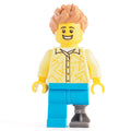 fig-012801 – Man, Bright Light Yellow Shirt, Prosthetic Leg