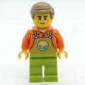 fig-012805 – Farmer, Lime Overalls, Dark Tan Hair