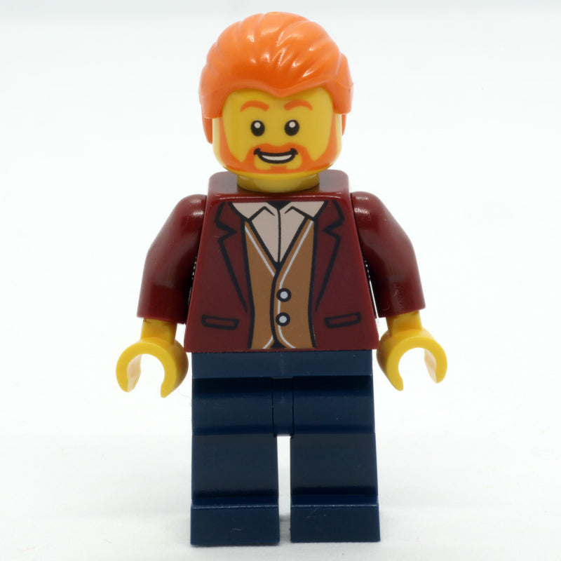 fig-012807 – Man, Dark Red Jacket, Dark Blue Legs, Orange Hair