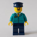 fig-012808 – Train Driver, Dark Turquoise Jacket, Dark Blue Hat