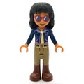 fig-012818 – Savannah - Dark Blue Jacket, Dark Tan Pants, Black Hair