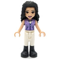 fig-012821 – Emma - Lavender Jacket, White Pants, Black Hair