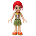 fig-012827 – Mia - Bright Light Yellow Jacket, Olive Green Skirt