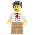 fig-012865 – Chef - White Torso, Dark Tan Legs, Black Hair