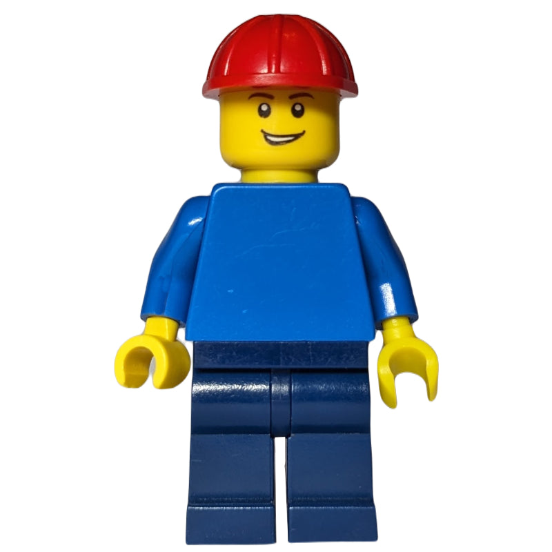 fig-012868 – Blue Torso, Dark Blue Legs, Red Hat