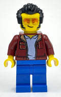 fig-012873 – Dark Red Torso, Blue Legs, Black Hair