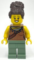 fig-012877 – Medium Nougat Torso, Sand Green Legs, Dark Brown Hair