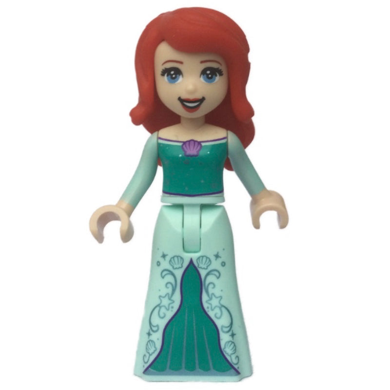 fig-012881 – Ariel - Human Form, Light Aqua/Dark Turquoise Dress