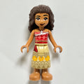fig-012884 – Moana - Red Top, Dark Tan Skirt