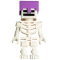 fig-012907 – Skeleton, Square Skull, Medium Lavender Helmet (78132 Torso)