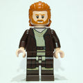fig-012925 – Obi-Wan Kenobi - Dark Brown Robe, Long Hair