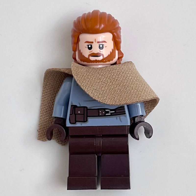 fig-012936 – Ben Kenobi - Sand Blue Torso, Dark Brow Legs, Cape