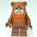 fig-012953 – Wicket, Ewok, Printed Dark Orange Hood, Tan Face, Lines on Hood