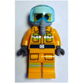 fig-013029 – Pilot, Orange Torso, Orange Legs, White Helmet, Breathing Apparatus (Allie Aires)