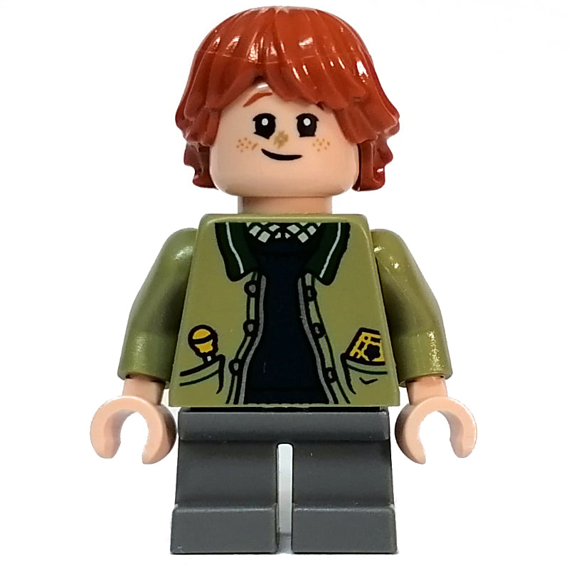 fig-013030 – Ron Weasley, Olive Green Jacket, Dirt On Nose