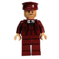 fig-013033 – Train Conductor, Dark Red Suit, Dark Red Cap, Warm Tan Head