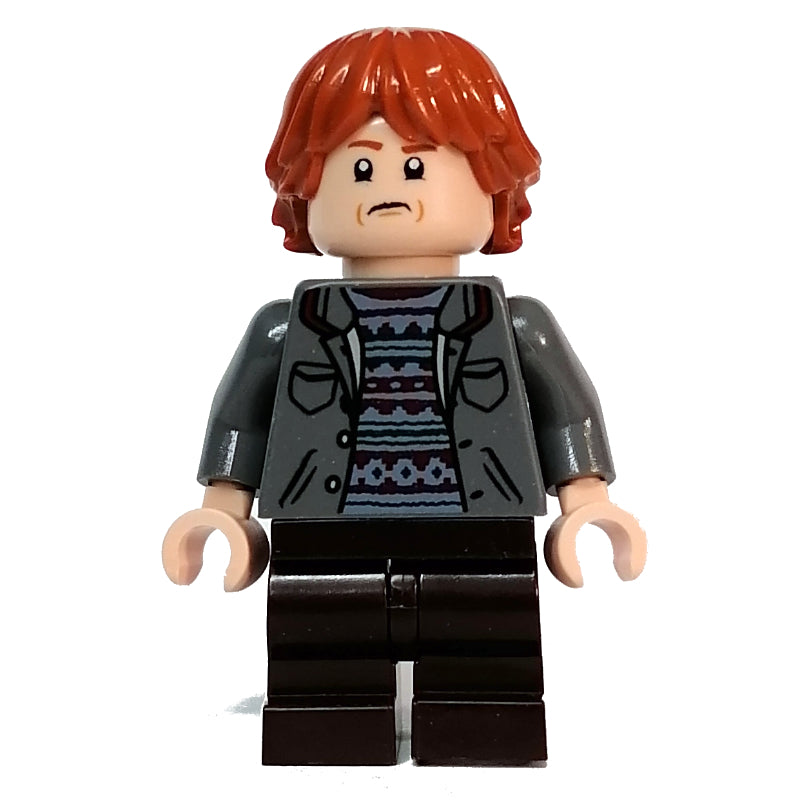 fig-013036 – Ron Weasley, Dark Bluish Gray Jacket, Medium Dark Brown Legs