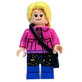 fig-013042 – Luna Lovegood, Dark Pink Jacket, Printed Skirt