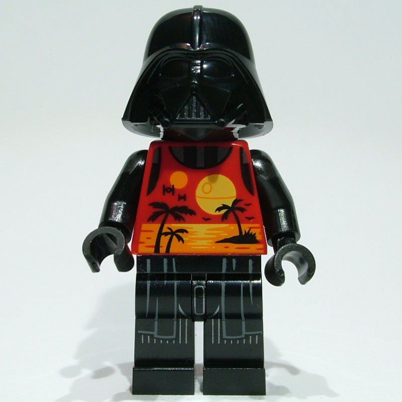 fig-013054 – Darth Vader, Vest with Sunset and Palm Tree Silhouettes