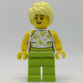 fig-013101 – White Torso, Lime Legs, Tan Hair