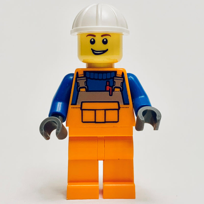 fig-013106 – Robbie Rolla, Orange Overall, White Helmet