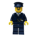 fig-013150 – Tram Driver, Dark Blue Torso, Dark Blue Legs, Dark Blue Hat