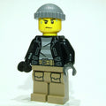 fig-013180 – Criminal, Black Torso, Dark Tan Legs, Dark Bluish Grey Cap