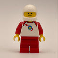 fig-013190 – Red Medium Legs, White Torso, Classic Space Helmet