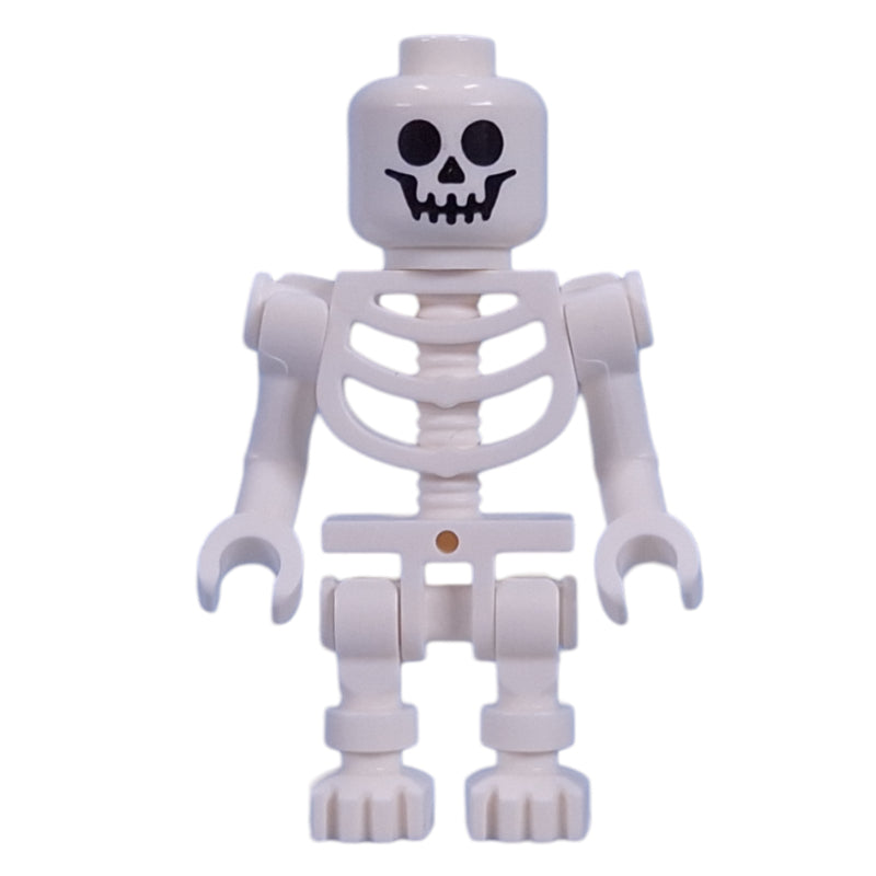 fig-013194 – Skeleton, Standard Face, Bent Arms, Vertical Hand Clips, 78132 Torso, 3626c Head
