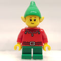 fig-013198 – Elf - Red Torso, Green Legs, Bright Green Hat