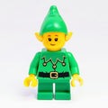 fig-013209 – Elf - Bright Green Torso, Green Short Legs, Bright Green Hat, Freckles