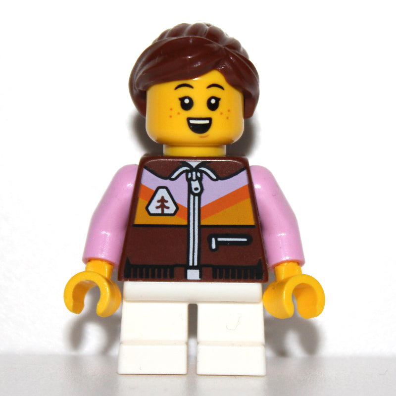 fig-013228 – Kid - Reddish Brown Torso, White Legs, Reddish Brown Hair