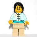 fig-013232 – Light Aqua Torso, Tan Legs, Long Black Hair