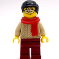 fig-013234 – Tan Torso, Dark Red Legs, Black Hair, Red Scarf