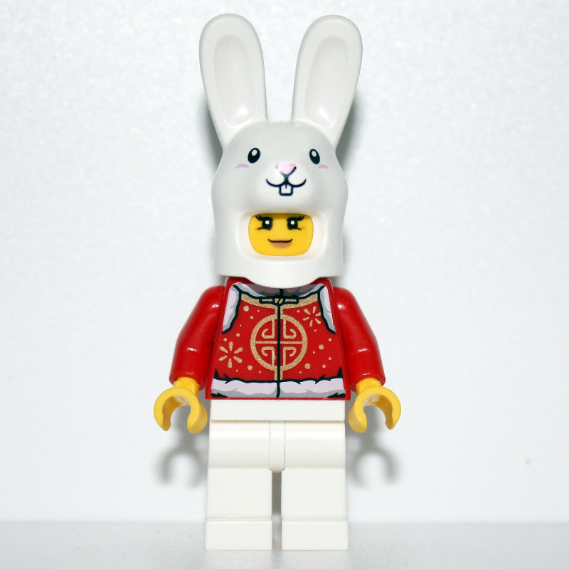 fig-013235 – Red Torso, White Legs, White Bunny Mask