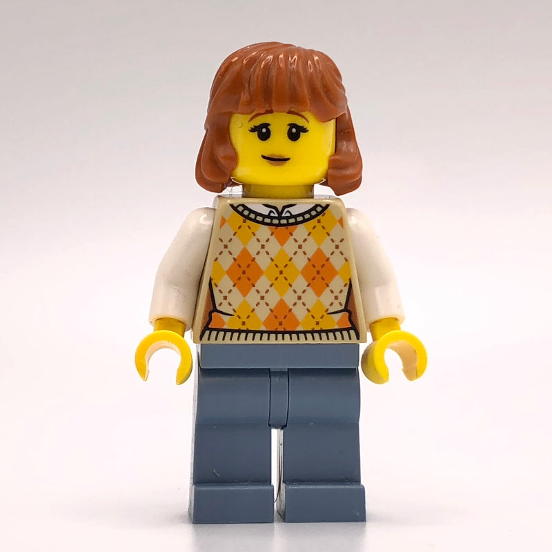 fig-013236 – Tan Torso, Sand Blue Legs, Dark Orange Hair