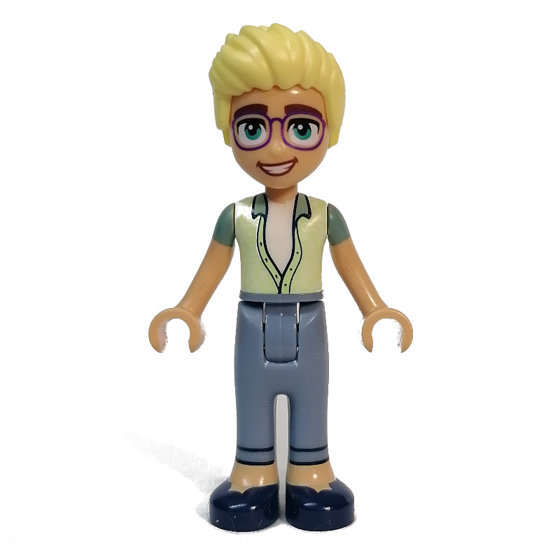 fig-013248 – Olly - White Top, Sand Blue Legs