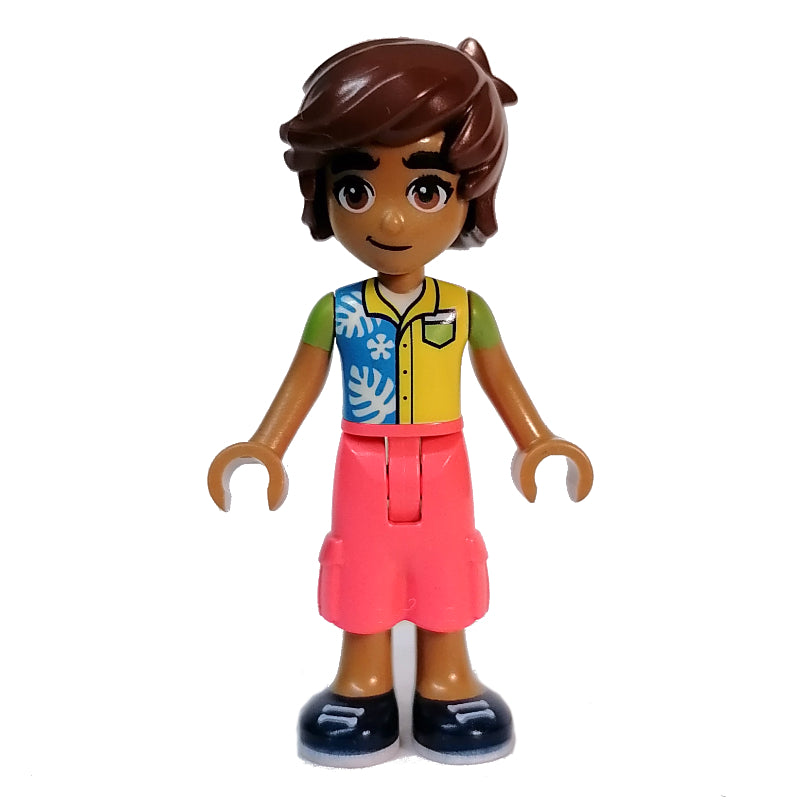 fig-013270 – Leo - Colored Top, Coral Pants